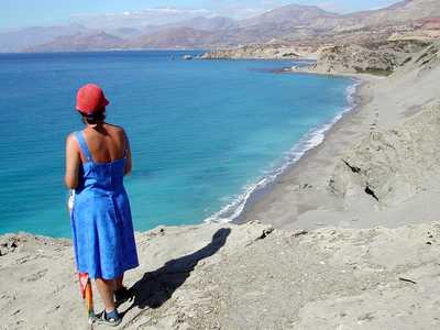 Blick ber die Agios Pavlos-Duene